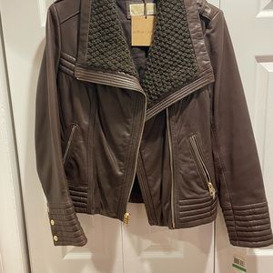 NWT Michael Kors leather jacket